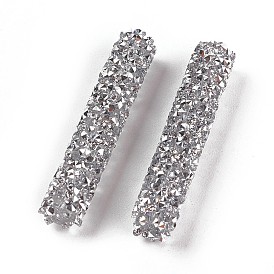 Стеклянные стразы бусины, для изготовления ювелирных изделий, трубка