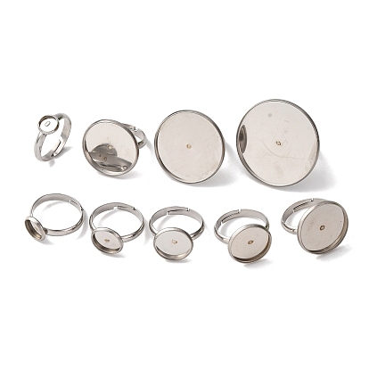 304 регулируемые кольцевые компоненты из нержавеющей стали, настройки плоских круглых колец