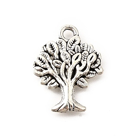 Сплавочные подвески тибетского стиля, без кадмия и без свинца, Дерево прелести