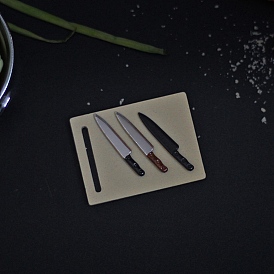 Имитация мини-кухонного ножа из сплава, для кукольных аксессуаров, притворяющихся опорными украшениями