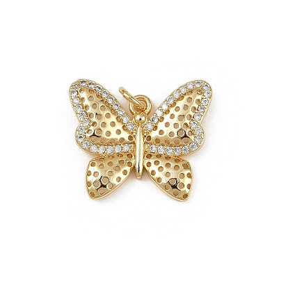 Латунные микро проложить кубического циркония подвески, бабочки прелести, с целью перехода в кольце, без кадмия и без свинца, стойки покрытие, долговечный