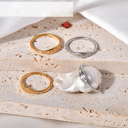 Узор в виде солнца 304 кольца из нержавеющей стали