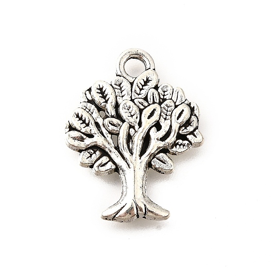 Сплавочные подвески тибетского стиля, без кадмия и без свинца, Дерево прелести