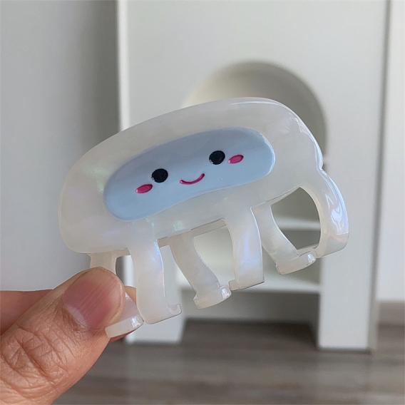 Заколки для волос с когтями из ацетата целлюлозы (смола), медуза, аксессуары для волос для женщин и девочек