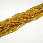 Natural Amber Chip Beads Strands