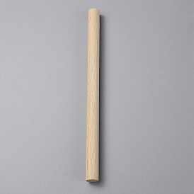 Палочки для поделок из бука, стержень из твердой древесины, для вязания гобелена, макраме