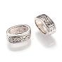 Tibetan Style Alloy Slide Charms, Oval