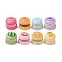 Opaque Resin Imitation Dessert Cabochons, Macaron