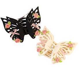 Frosted
 Claw Hair Clips for Women, Butterfly