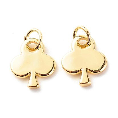 Латунные подвески, с целью перехода в кольце, без кадмия и без свинца, клубная карта, лист