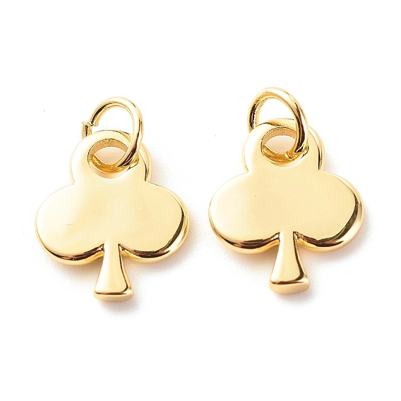 Латунные подвески, с целью перехода в кольце, без кадмия и без свинца, клубная карта, лист