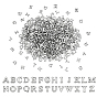260Pcs 26 Styles Alloy Cabochons, Nail Art Decoration Accessories for Women, Letter, Platinum