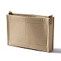 Inserto organizador de fieltro, organizador de bolsas de fieltro, moldeador de bolso y tote, con cierre de anillo en D, Rectángulo
