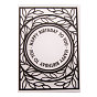 Transparent Plastic Embossing Template Folders, For DIY Scrapbooking/Photo Album Decorative/Embossed Paper, Stamp Sheets, Word Happy Birthday to You