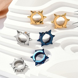 201 из нержавеющей стали манжета серьги, форма заклепки