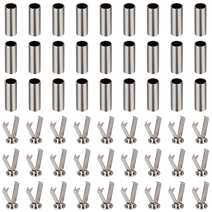 50шт. съемные фиксаторы для концов шнура из сплава, пряжка для колпачков с металлическим шнуром, для шнурков, аксессуаров для спортивной одежды