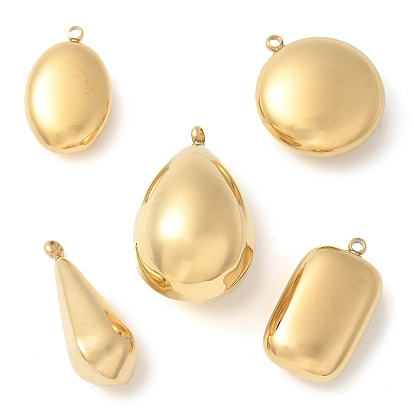 304 подвески из нержавеющей стали, ручная полировка, золотые, ионное покрытие (ip)