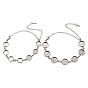 Non-Tarnish 304 Stainless Steel Bracelet Making, with Flat Round Tray