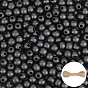 600 pcs perles en bois naturel teint, avec cordon de jute 10m, ronde