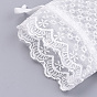 Organza Gift Bags with Lace, Rectangle