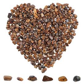 Natural Tiger Eye Chip Beads