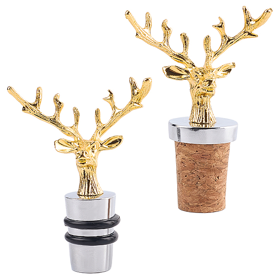 2 шт. 2 винные пробки из цинкового сплава, ПРОБКИ