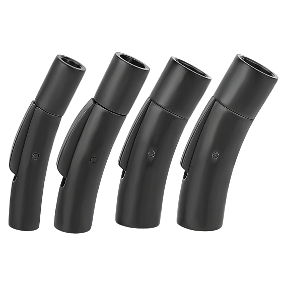 4 шт. 4 колонка стилей 304 застежки из матовой нержавеющей стали для ожерелий с кнопкой