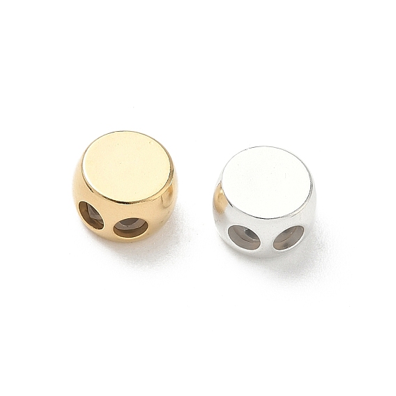 Spacer бисер латунные, с резиной внутри, ползунки, без свинца и без кадмия