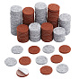 Gorgecraft 160Pcs 2 Colors Felt Self-adhesive Pads, Anti-Slip Furniture Protection Pads, Furniture Grippers, Flat Round