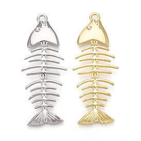 Латунные большие кулоны, без кадмия и без свинца, елочка