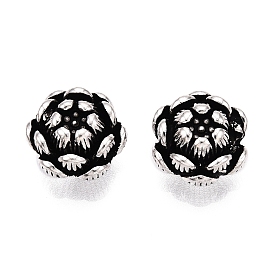 925 Sterling Silver Beads, Lotus