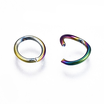 Ионное покрытие (ip) 304 запорные кольца из нержавеющей стали, круглые кольца, открытые кольца прыжок
