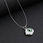 Dragon Eye Alloy with Glass Pendant Necklace