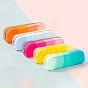 Silicone Storage Pencil Case, Pen Holder, for Office & School Supplies, Gradient Color, Rectangle