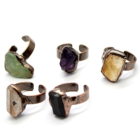 Natural & Synthetic Mixed Gemstone Finger Rings