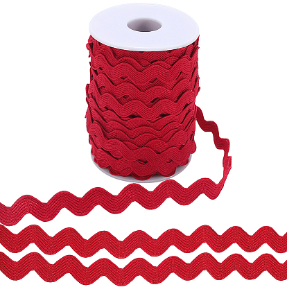 Spitzenbesatzband aus Polyester mit Wellenmuster, Wellenförmiger Spitzenbesatz, Kleidungszubehör