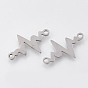 201 Stainless Steel Links Connectors, Laser Cut Links, Heartbeat