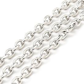 Iron Cable Chains, Long-Lasting Plated, Unwelded, with Spool