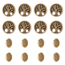 Tibetan Style Alloy Beads, Mixed Shapes