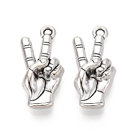 Сплавочные подвески тибетского стиля, амулеты со знаком победы, без кадмия и без свинца