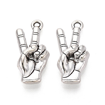 Сплавочные подвески тибетского стиля, амулеты со знаком победы, без кадмия и без свинца