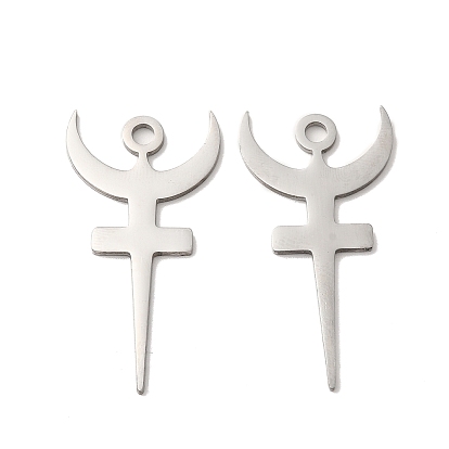 Ионное покрытие (ip) 304 кулон из нержавеющей стали, очарование символа аида