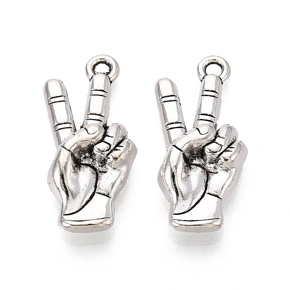 Сплавочные подвески тибетского стиля, амулеты со знаком победы, без кадмия и без свинца