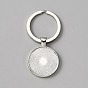 Настройки кабошон сплава брелок, с железным кольцом