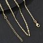 2MM Brass Mariner Link Chain Necklaces for Women, Long-Lasting Plated