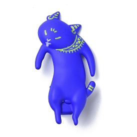 Аксессуары для волос окрашенные спреем железные заколки из кожи аллигатора, кошка