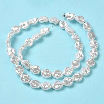 ABS Plastic Imitation Pearl Beads Strands, Nuggest