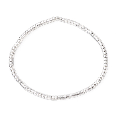 Браслеты из синтетического гематита класса АА с гальваническим покрытием, немагнитные, эластичные, для женщин, рондель