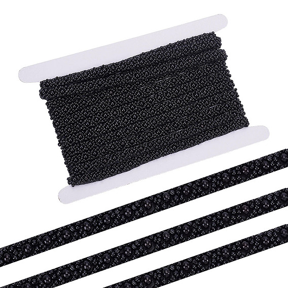 4.7 mètres de perles en plastique et de ruban, pour accessoires de vêtement, décoration cadeau