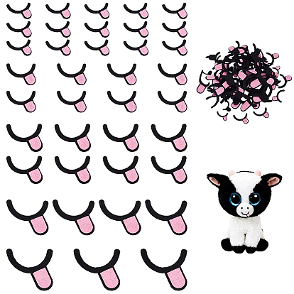 250 шт. 5 стили фетровые поделки, рот